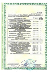 Сертификат Подставка на колесах ПЭ 1,0-60